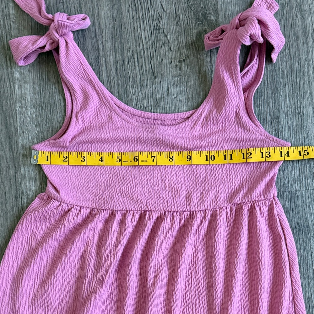 Wild Fable Lavender Bow-Tie Mini Dress - Picture 3 of 5